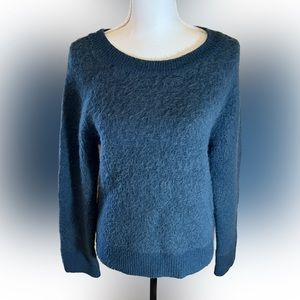 Lou & Grey Teal Eyelash Crew Neck Sweater